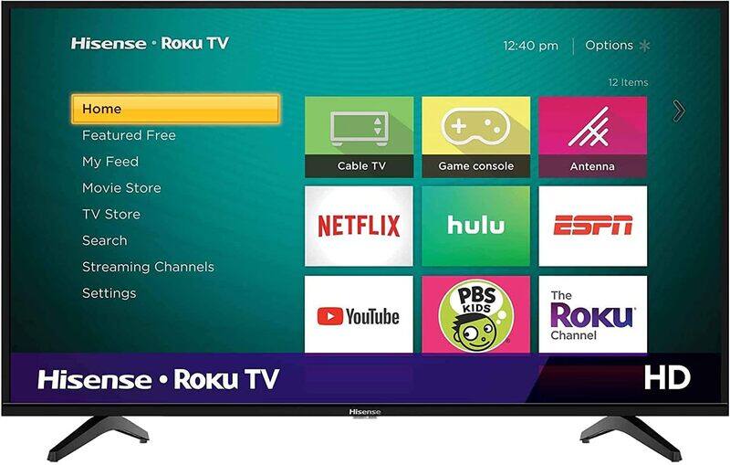 

Hisense 32 Inch TV 4K FHD Smart TV, With Dolby Vision HDR, DTS Virtual X, YouTube, Netflix, Freeview Play & Alexa Built-in, Bluetooth & WiFi Black Mod