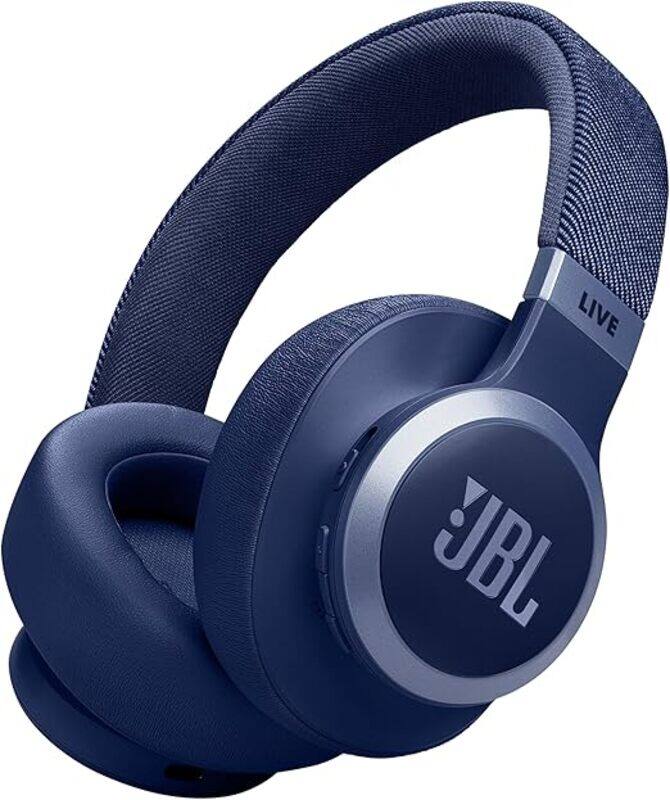 

JBL LIVE 770NC Wireless Over Ear Headphones Adaptive Noise Cancelling, JBL Signature Sound, 70H Battery, Smart Ambient Bluetooth 5 3, JBLLIVE770NC