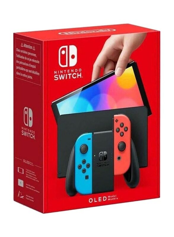 

Nintendo Switch OLED, 64GB, Neon Blue/Red, International Version