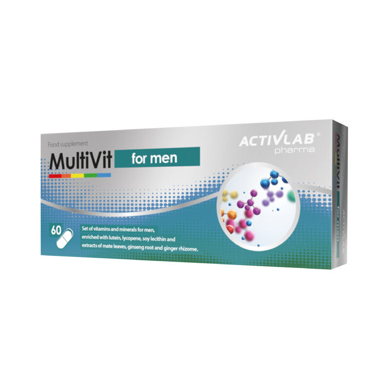 

Activlab Pharma Activlab MultiVit for men, 60 capsules, multivitamins for men