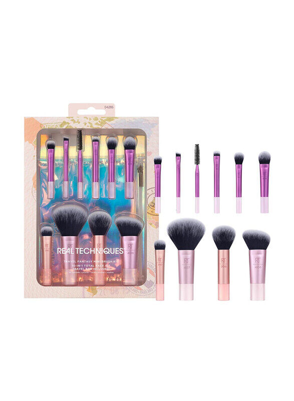 

Real Techniques Travel Fantasy Mini Brush Set, 11 Piece, Multicolour