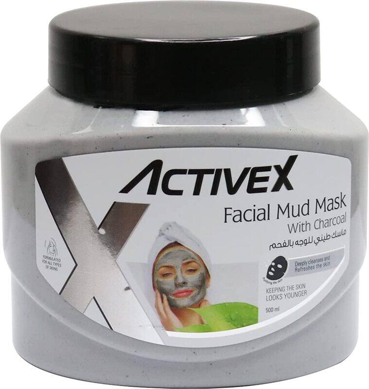 

Active X ActiveX Facial Mud Mask 500 ml - Charcoal