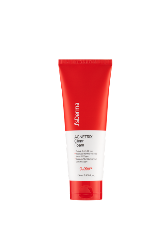 

JSDerma Acentrix Clear Foam Cleanser - Salicylic Acid, Daily Gentle Cleanser Foam for Sensitive & Problematic Skin 130ml