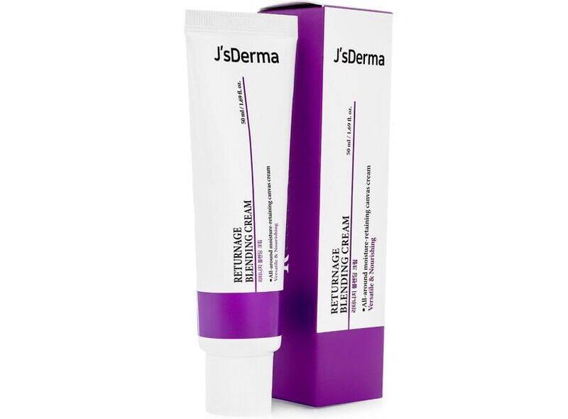 

JSDerma Moisturizing Anti-Aging Cream with Hyaluronic Acid for Hydrated Skin Returnage Blending Cream 50ml