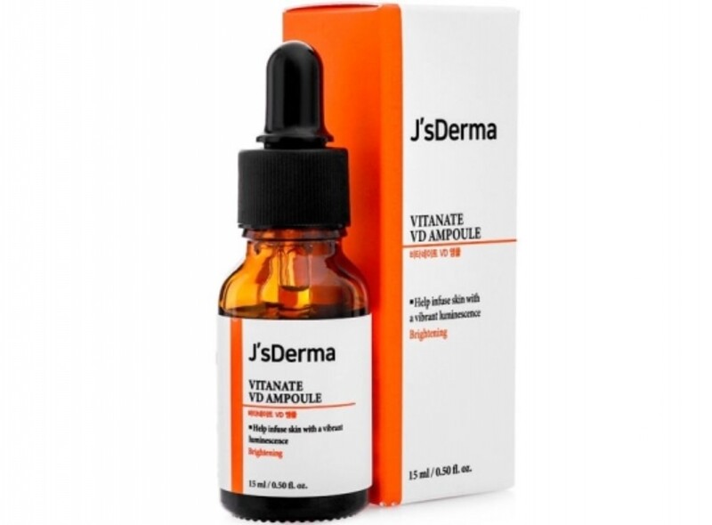 

Jsderma 5% Niacinamide and Vitamin C Face Serum for Skin Brightening Vitanate VD Ampoule 15ml
