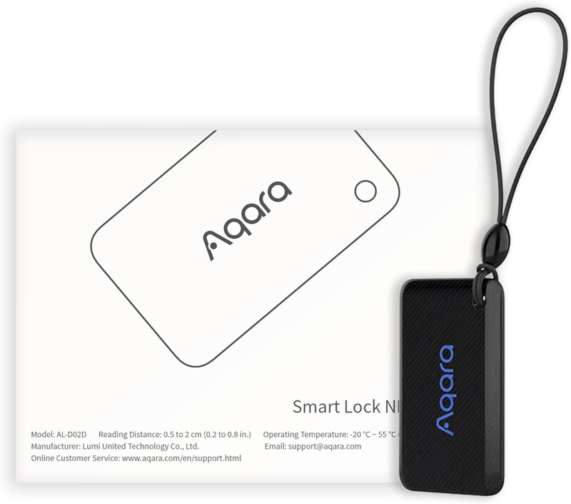 

Aqara NFC Access Card for Smart Locks U100, U50, U200 & U300, Works with Aqara Bluetooth Electronic Deadbolts, Black