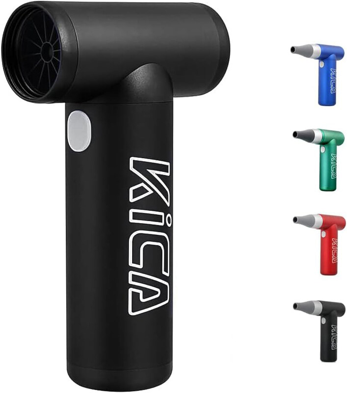 

Kica Jetfan 1.0 Air Duster Cordless Portable Palm-Sized Cleaning Tool, Black