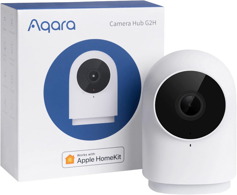 

Aqara HomeKit Secure Video Indoor Security Camera Hub, Night Vision, Two-Way Audio, 1080P HD Plug-in Indoor Cam, Smart Home Bridge for Alarm System, W