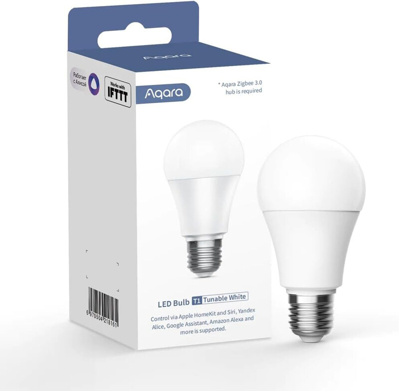 

Aqara Zigbee 3.0 T1 LED Bulb, LEDLBT1-L01, White