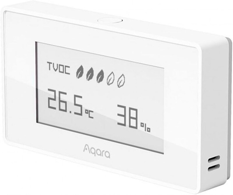 

Aqara Indoor Air Quality Monitor, Pollution Meter for TVOC, Temperature & Humidity, White