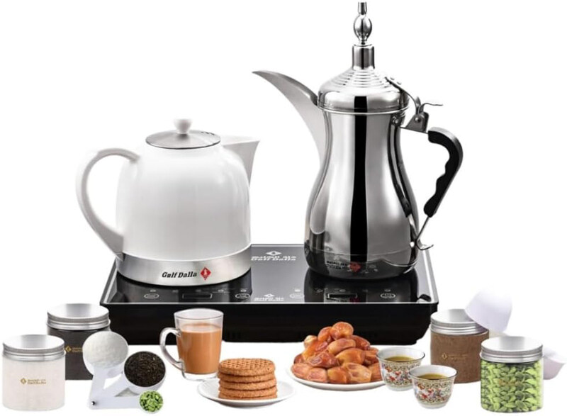 

Gulf Dalla Liquid Arabic Coffee Machine, GA-C94845, Silver
