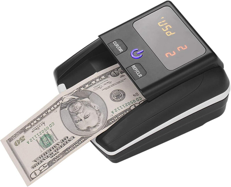 

GoolRC Portable Small Banknote Bill Detector, Black