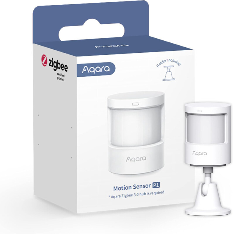 

Aqara Motion Sensor P1 (Updated Version), AQARA-HUB Required, 5 Year Battery Life, Adjustable Detection Time Limit, for Warning System & Automations,