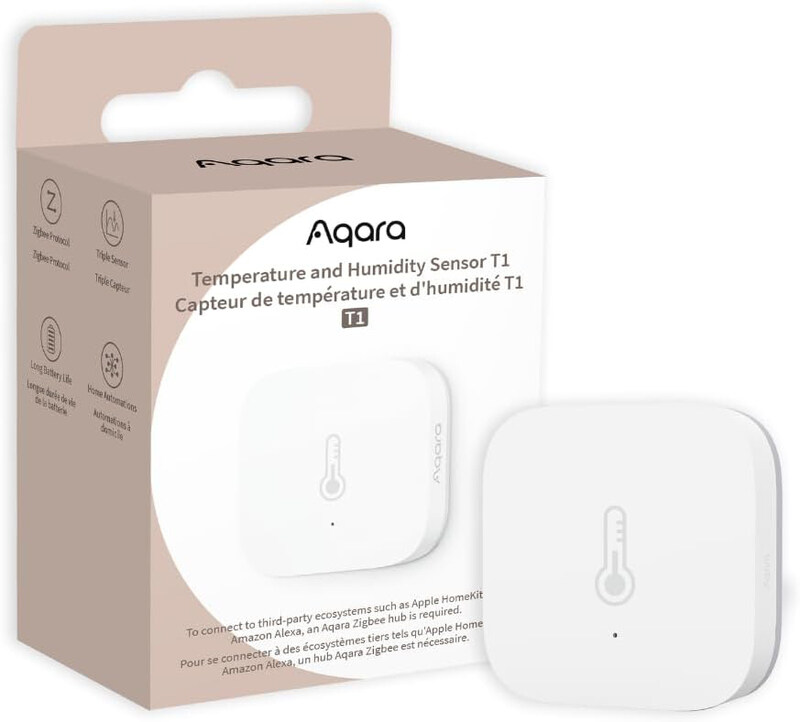 

Aqara Temperature and Humidity Sensor T1, White