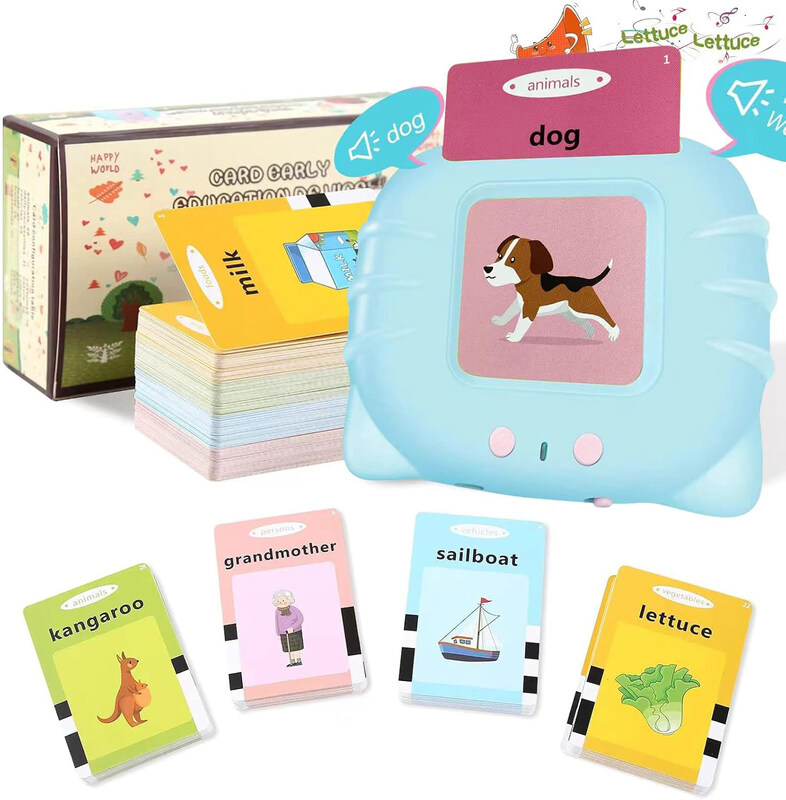 

Mcostar Talking Flash Cards Early Educational Toys, 113 Pieces, Ages 1+, Multicolour