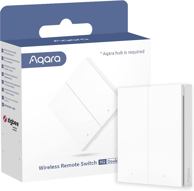 

Aqara Wireless Remote Double Switch, H1, White