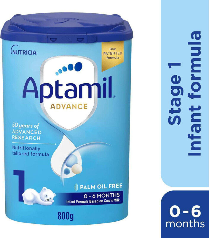 

Aptamil Advance Infant Milk Formula Palm Oil Free Stage 1 0 To 6 Months 800g