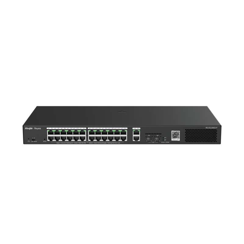 

Ruijie RG-ES228GS-P 28-Port Gigabit Smart Cloud Managed PoE Switch