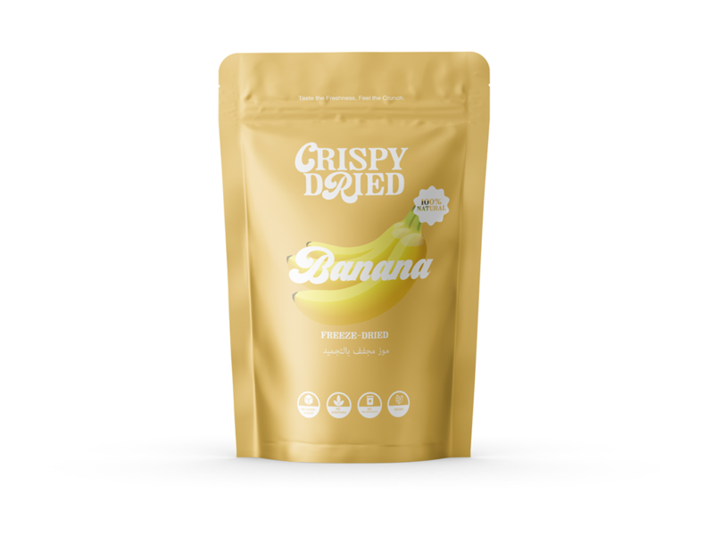 

Crispy Dried Freeze-Dried Banana 50g