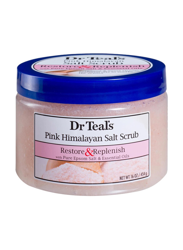 

Dr Teal's Pink Himalayan Epsom Salt Body Scrub, 454gm
