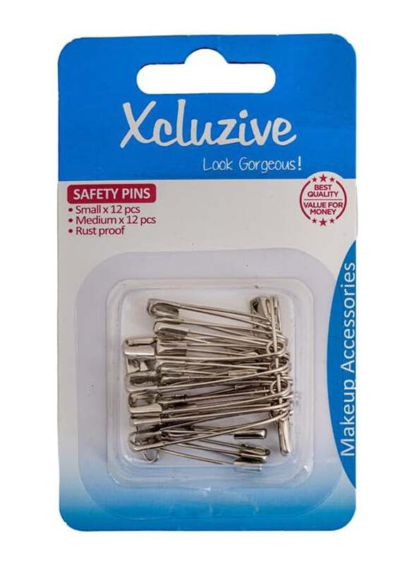 

Xcluzive Safety Pins, 24 Pieces