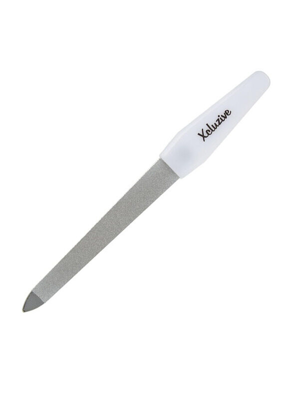 

Xcluzive Sapphire Nail File with Plastic Handle, White