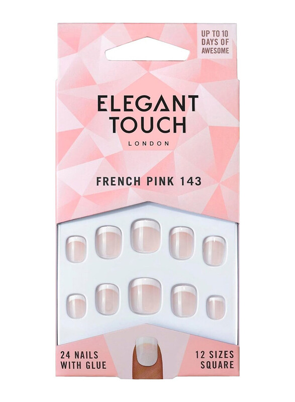 

Elegant Touch French American Nail, 143, Pink