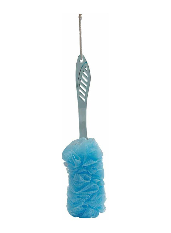 

Xcluzive Mesh Sponge On Handle, Light Blue/Grey