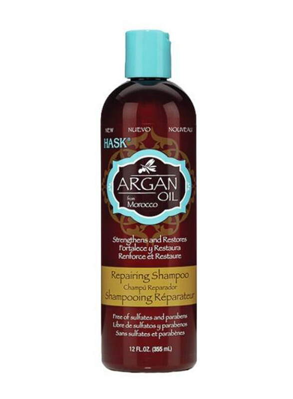 

Hask Argan Oil Repairing Shampoo for Frizzy Hair, 355ml