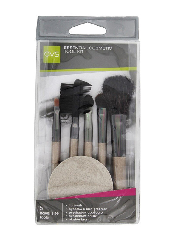 

QVS Essential Cosmetic Tool Kit, Black