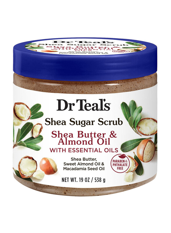 

Dr Teal's Shea Butter & Almond Oil Sugar Body Scrub, 538gm
