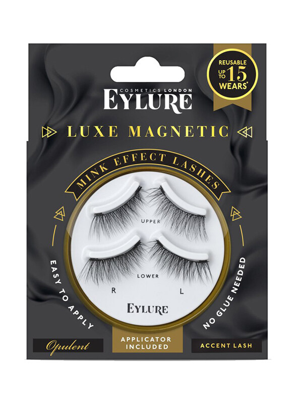 

Eylure Luxe Magnetic Lashes, Opulent Accent, Black