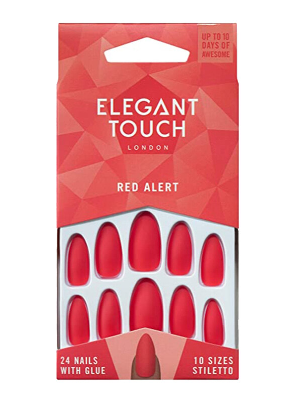 

Elegant Touch Core Nails, Red Alert, Red