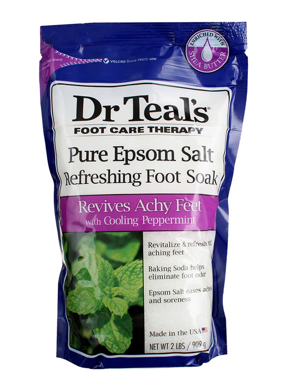

Dr Teal's Cooling Peppermint Epsom Foot Soak, 909gm