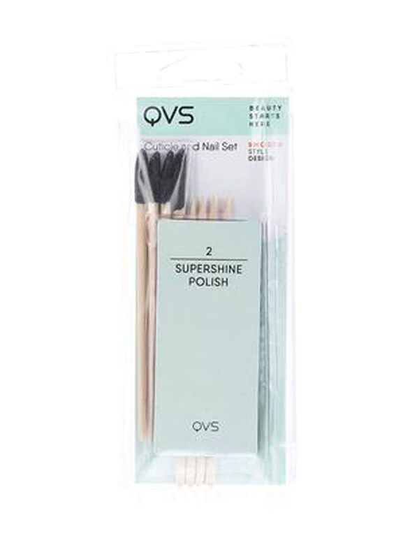 

QVS Cuticle And Nail Set, Multicolour