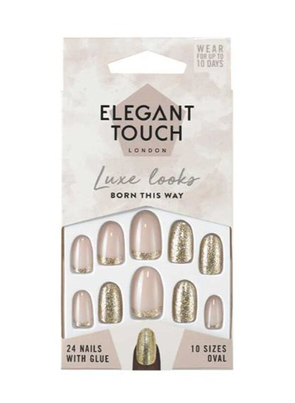 

Elegant Touch Luxes Nails, Looks Born This Way, Multicolour