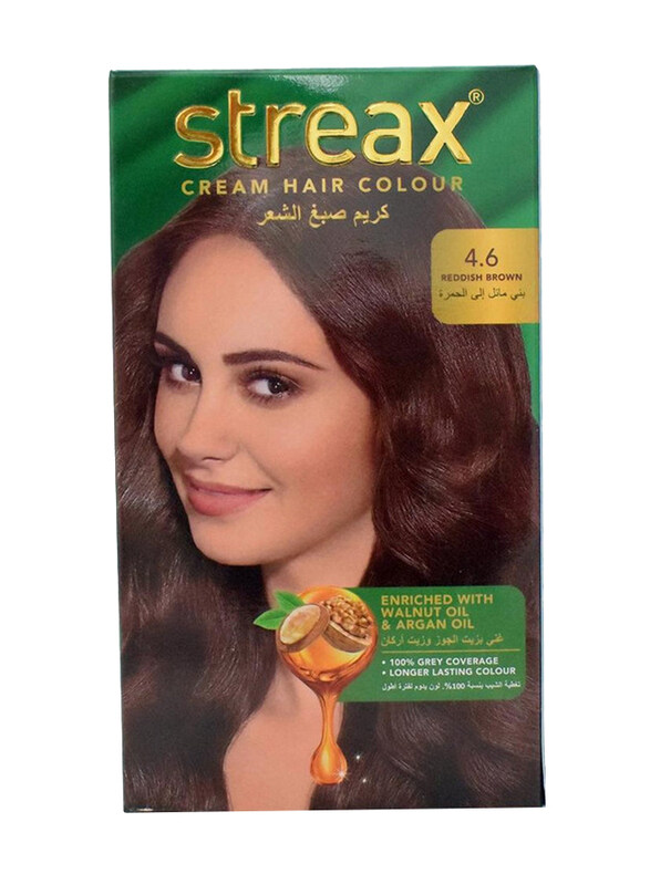 

Streax Cream Hair Color, 15ml, Reddish Brown 4.6