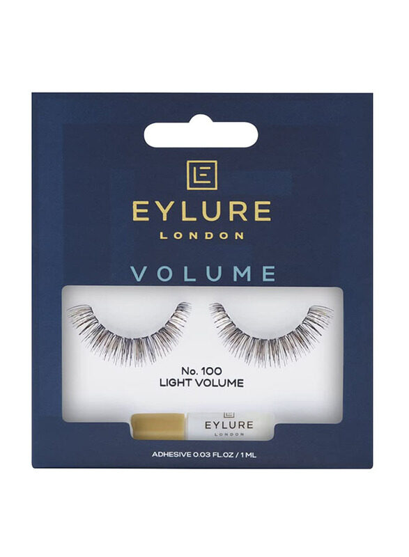 

Eylure Volume Plus Strip Lashes, Volume no 100, Black
