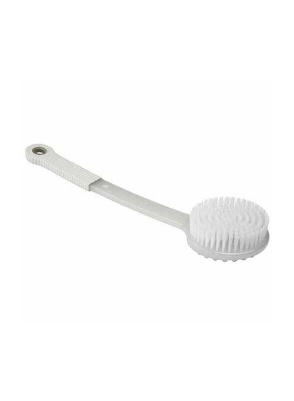

QVS Massage Bath Brush, White, One Size