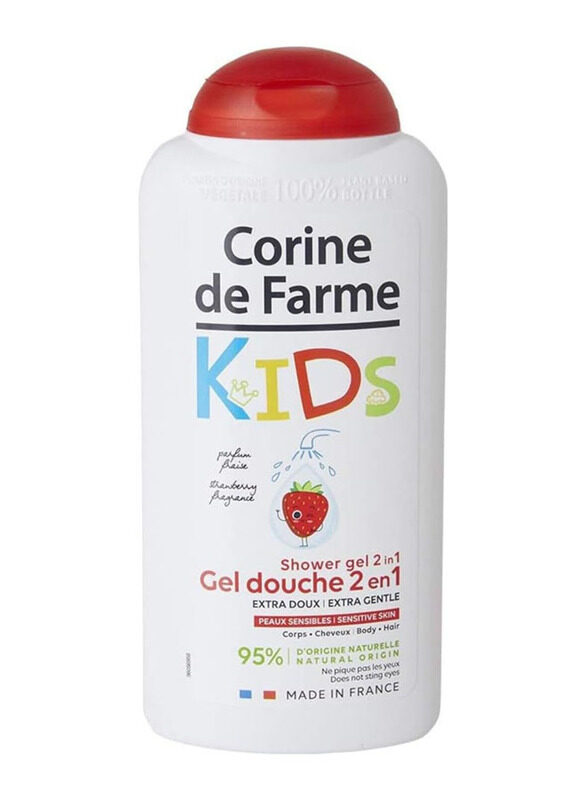 

Corine De Farme Strawberry Fragrance 2 In 1 Hair & Body Shower Gel, 300ml
