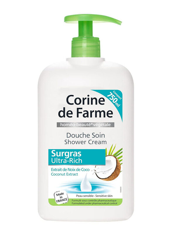 

Corine De Farme Ultra Rich Coconut Extract Shower Cream, 750ml