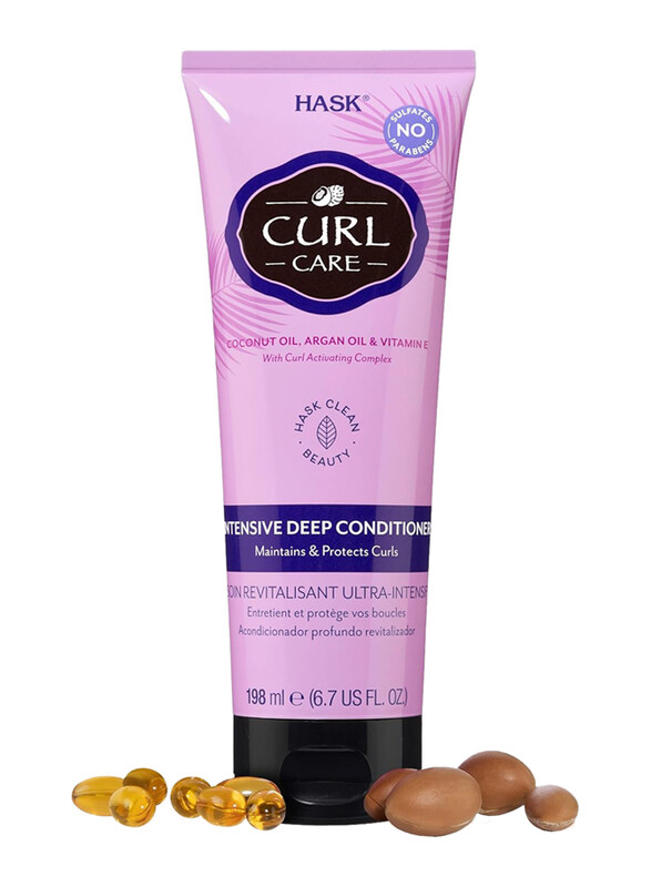 

Hask Curl Care Intensive Deep Conditioner for All Hair Types, 198ml