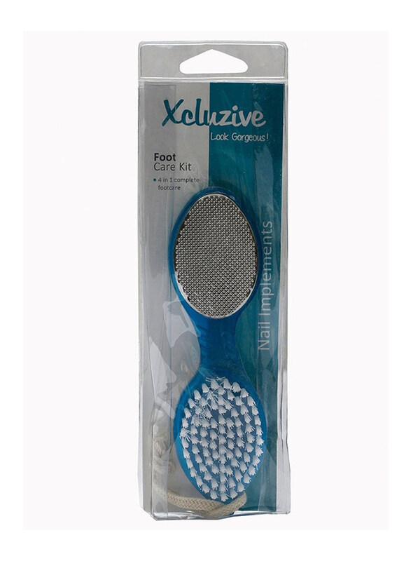 

Xcluzive 4 -in-1 Za021 Complete Foot Care Kit, Blue