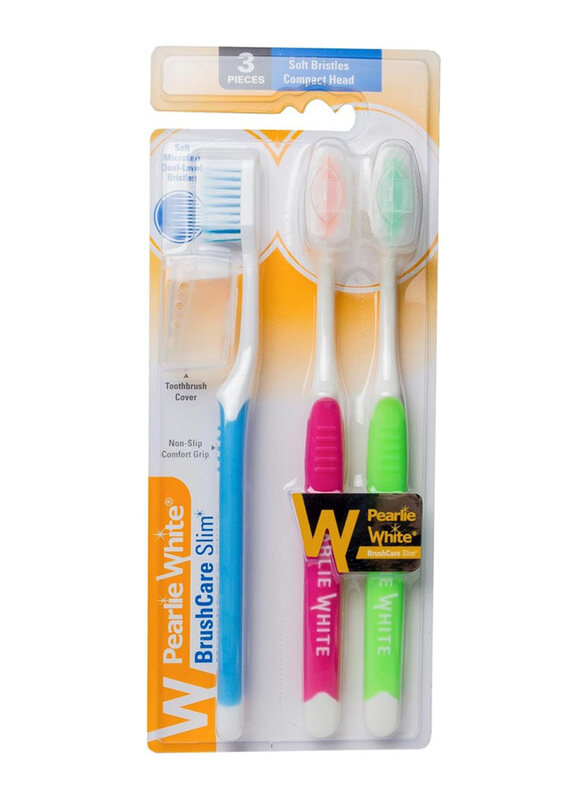 

Pearlie White Slim Tooth Brush, 3 Pieces