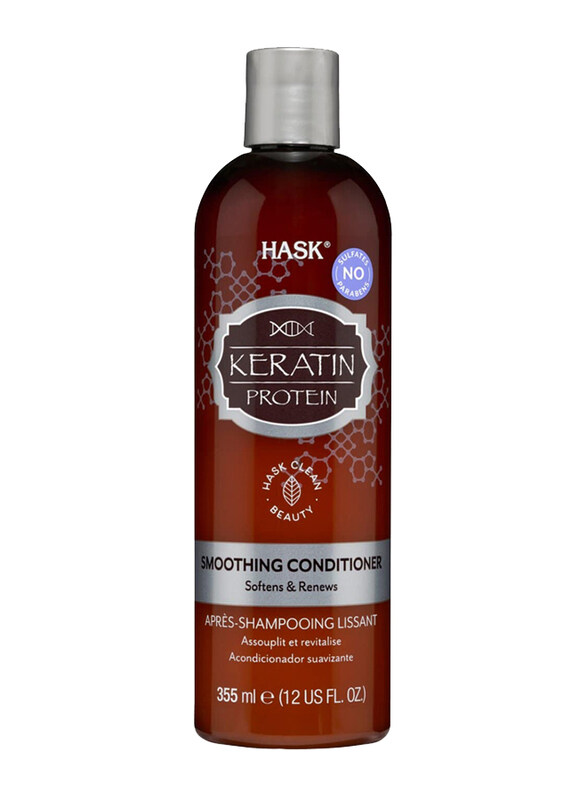 

Hask Keratin Protein Smoothing Conditioner for Damaged Hair, 355ml