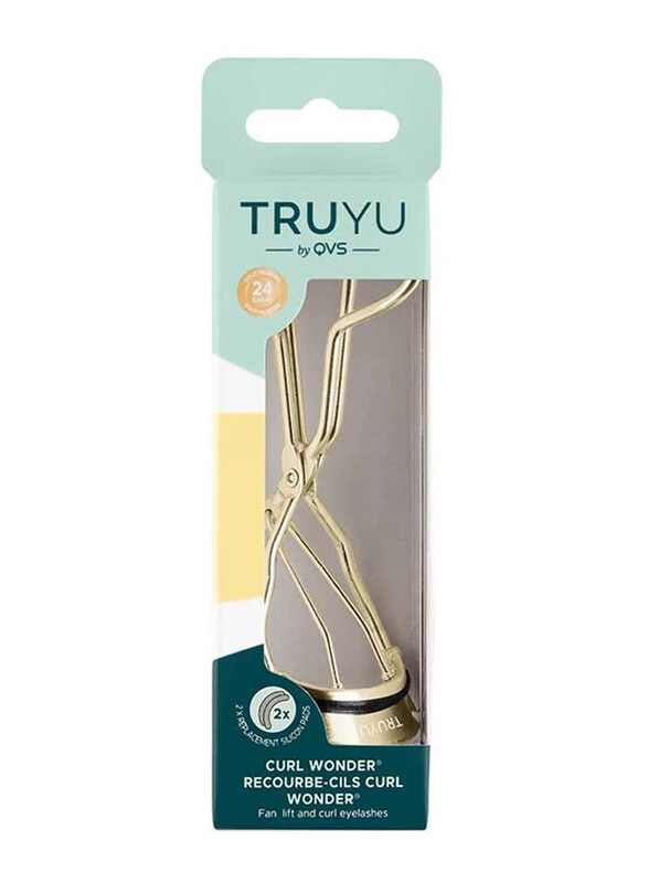 

QVS Curl Wonder Lash Curler, Gold
