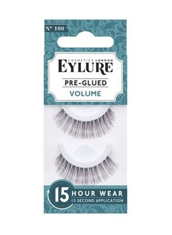 

Eylure Pre Glued Lashes, Volume 100, Black