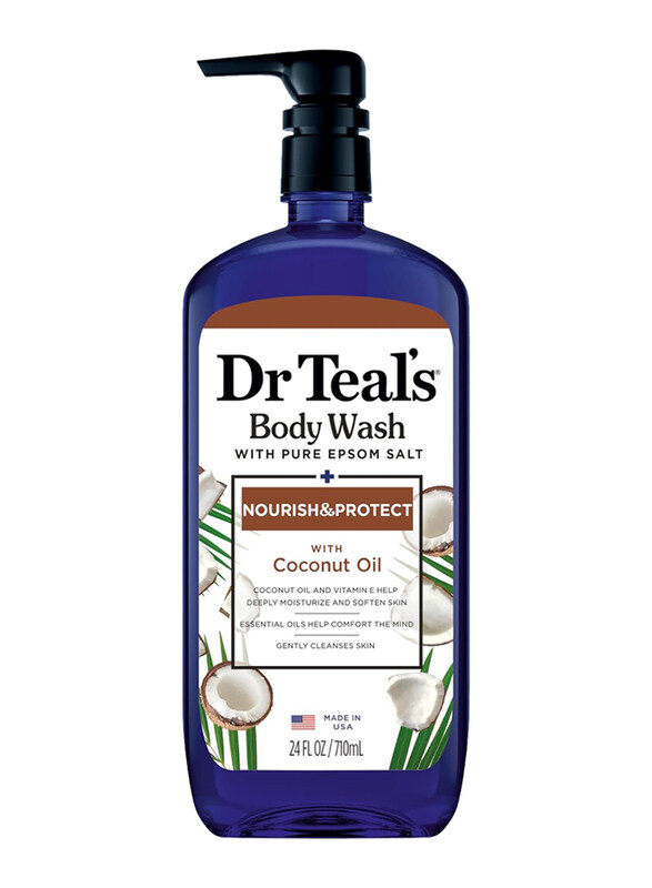 

Dr. Teals Coconut Oil Epsom Salt Body Wash, 710ml