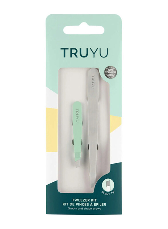 

QVS Truyu Slant Tip Micro Tweezer Kit, 2 Piece, Multicolour