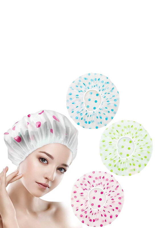 

Xcluzive Reusable Shower Cap, 2 Pieces